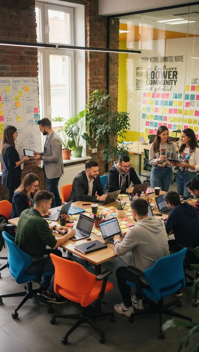 Professional business solutions illustration